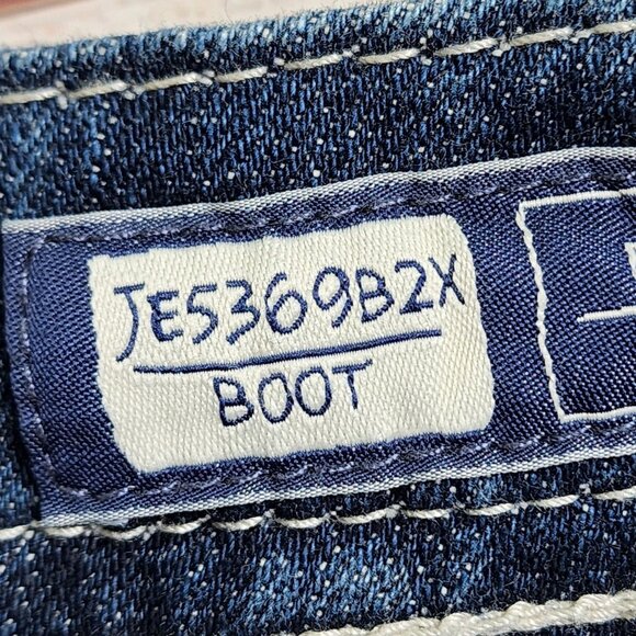 Miss Me Bootcut Jeans JE5369B2X With Embellished Pockets Womens Size 27 - Picture 4 of 11